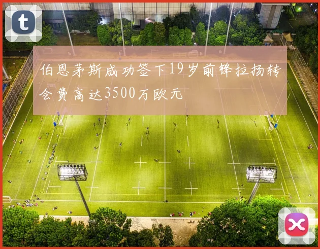 伯恩茅斯成功签下19岁前锋拉扬转会费高达3500万欧元